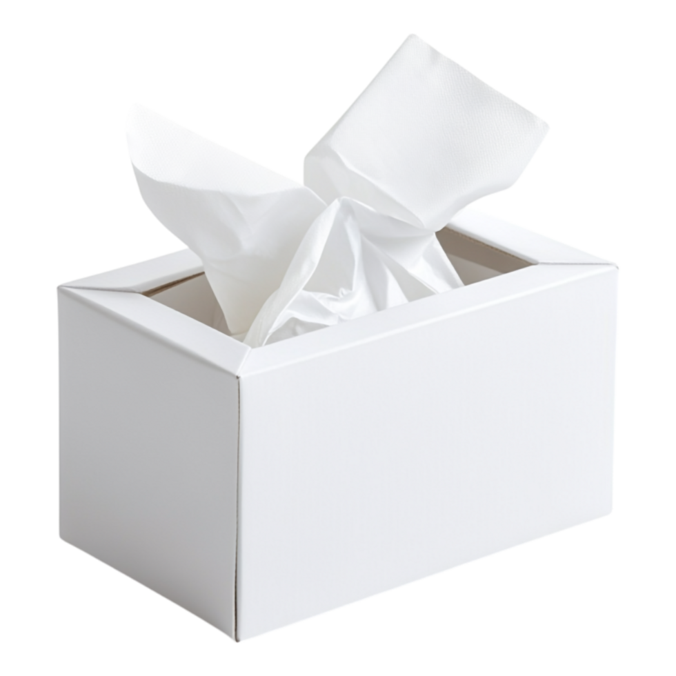 Tissue Box Isolated Against White Background png
