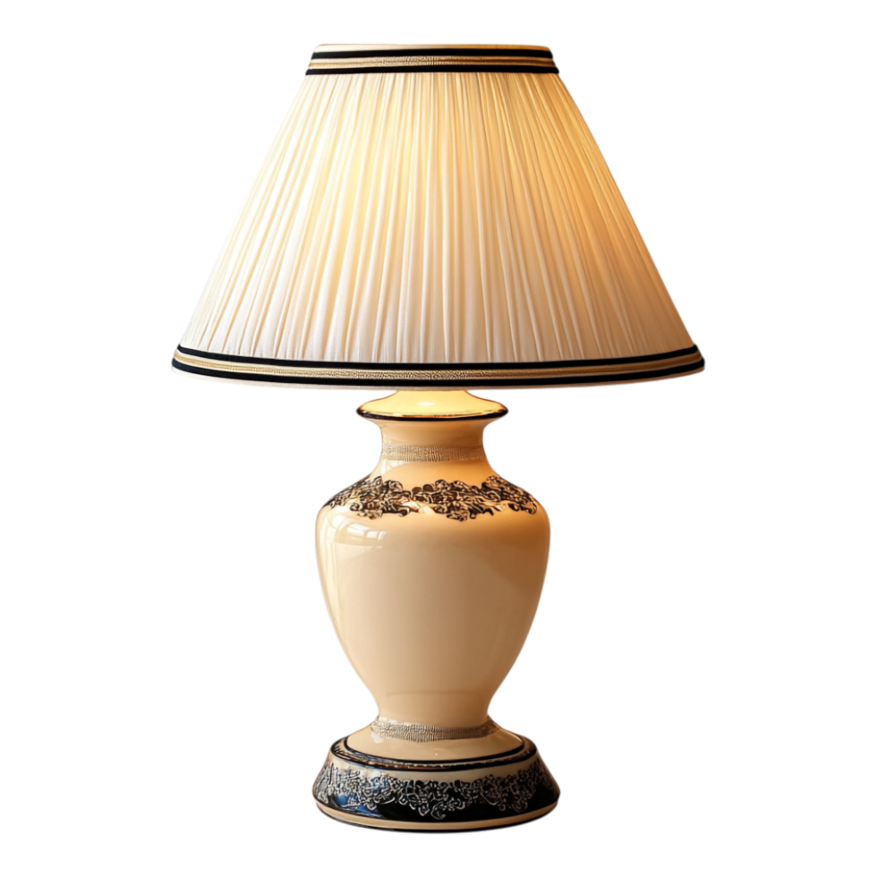 Table Lamp Isolated Against transparent Background png