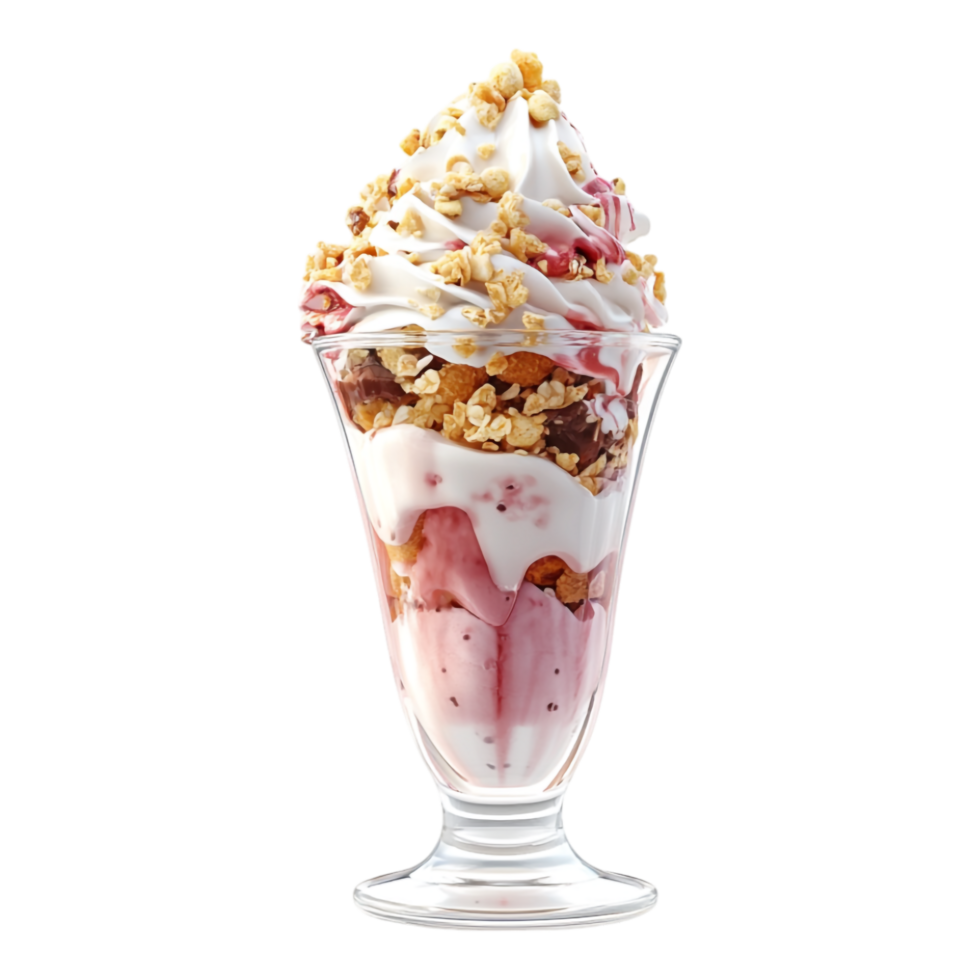 Ice Cream or Sundae on transparent background png