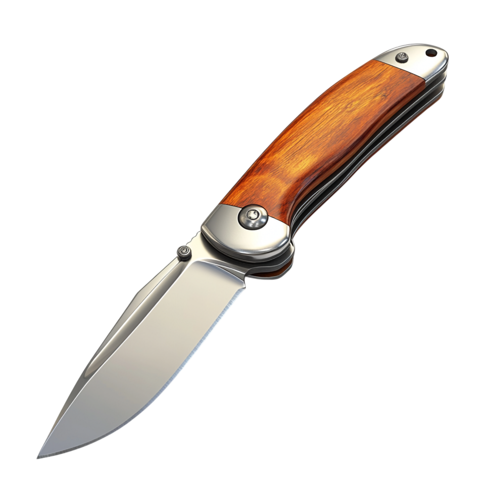 Pocketknife 3D rendering against a transparent background png