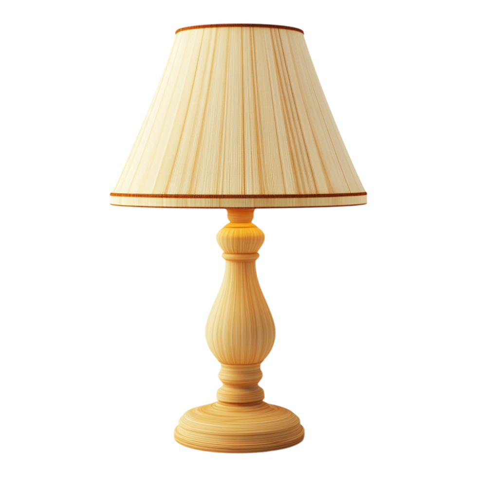 Table Lamp Isolated Against transparent Background png