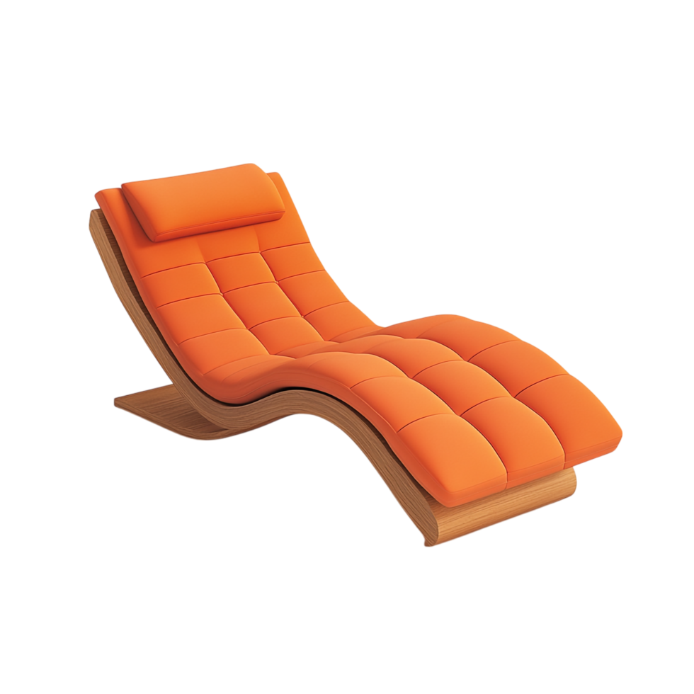 Chaise longue against a white background png
