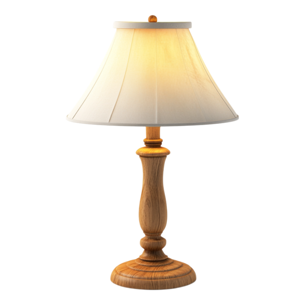 Table Lamp Isolated Against transparent Background png