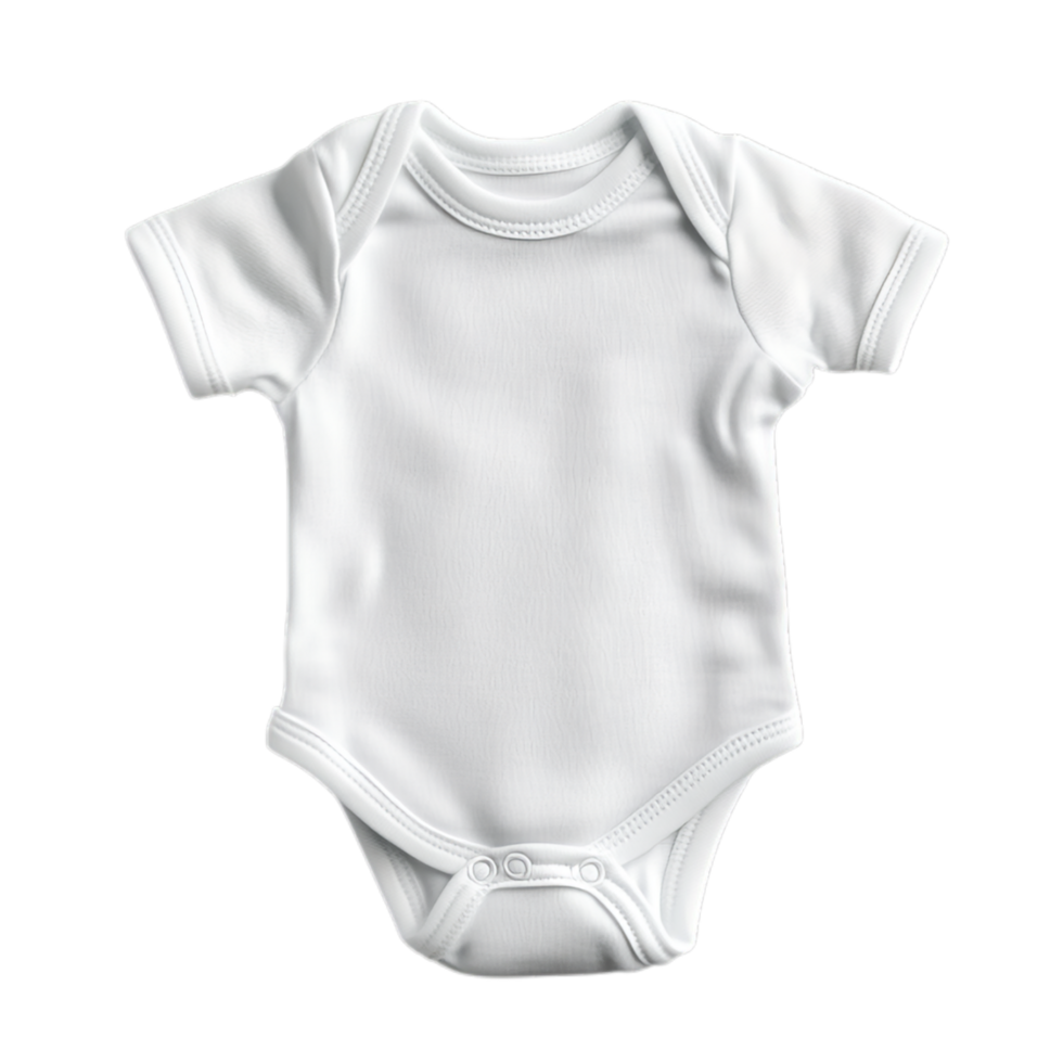 PNG Cute Baby Onesie Against Transparent Background for Baby Clothing Promotions, Family-Themed Branding, or Retail Advertising