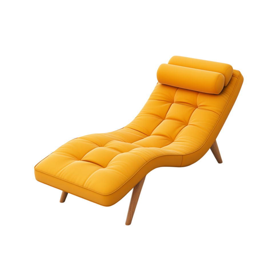 Chaise longue against a white background png