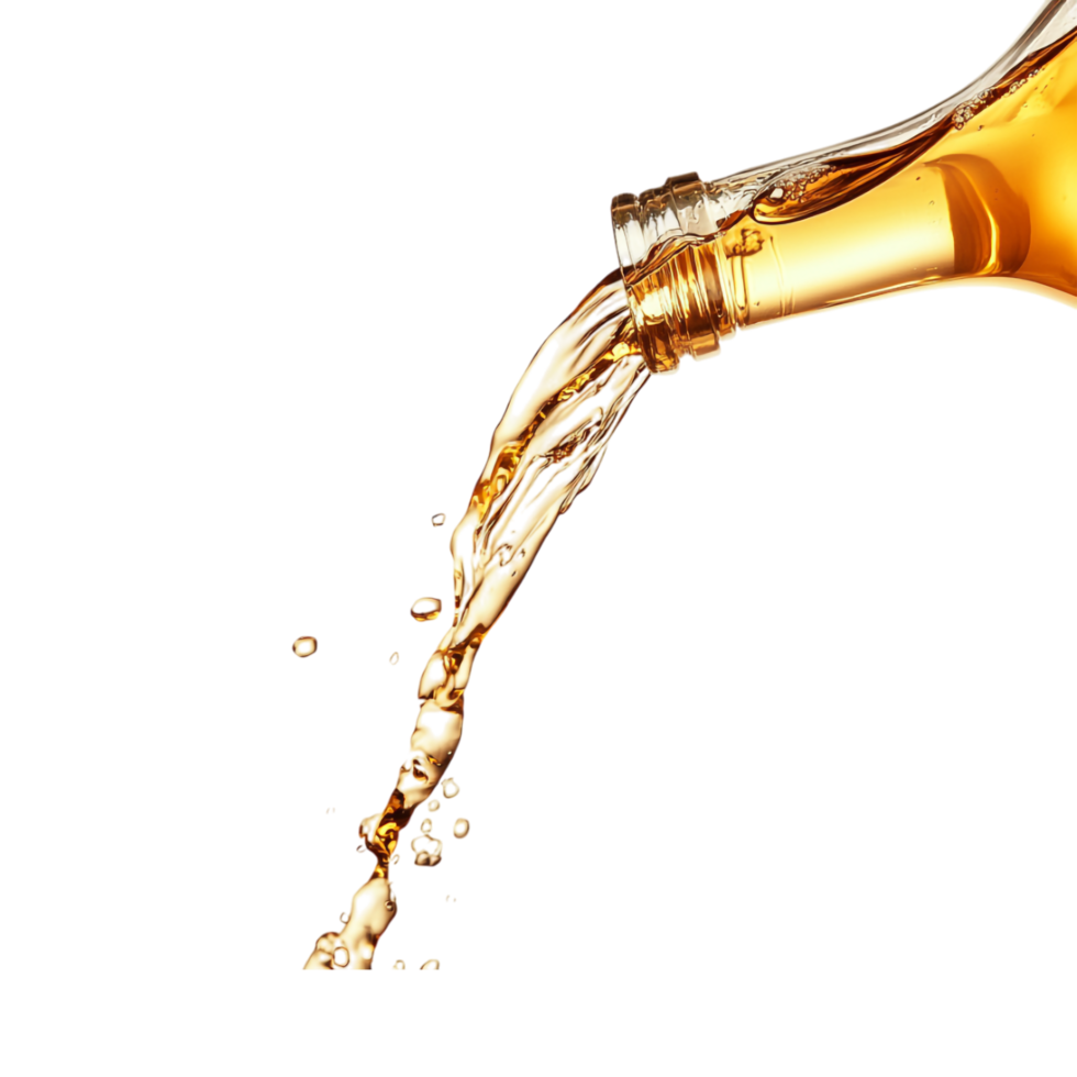 Pouring of wine against a transparent background png