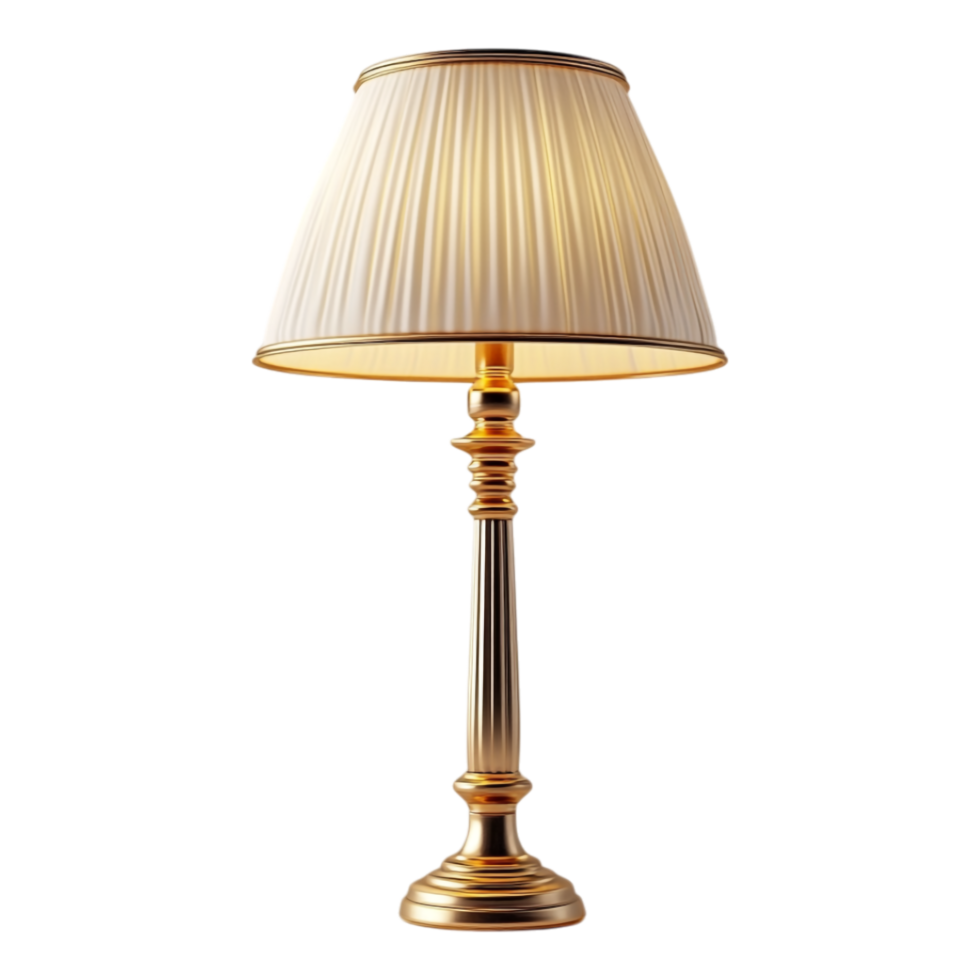 Table Lamp Isolated Against transparent Background png