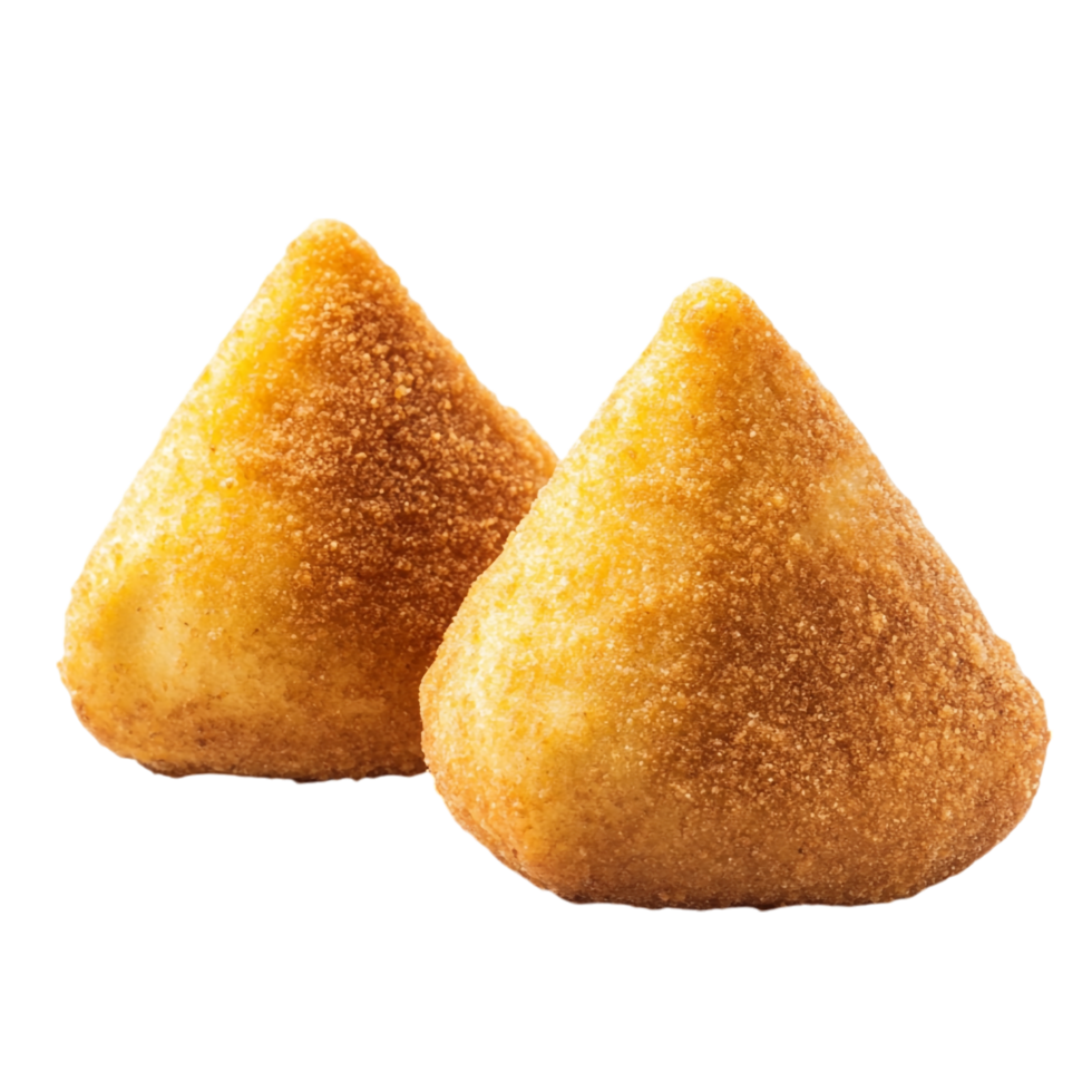 Brazilian snack coxinha isolated on a transparent background png