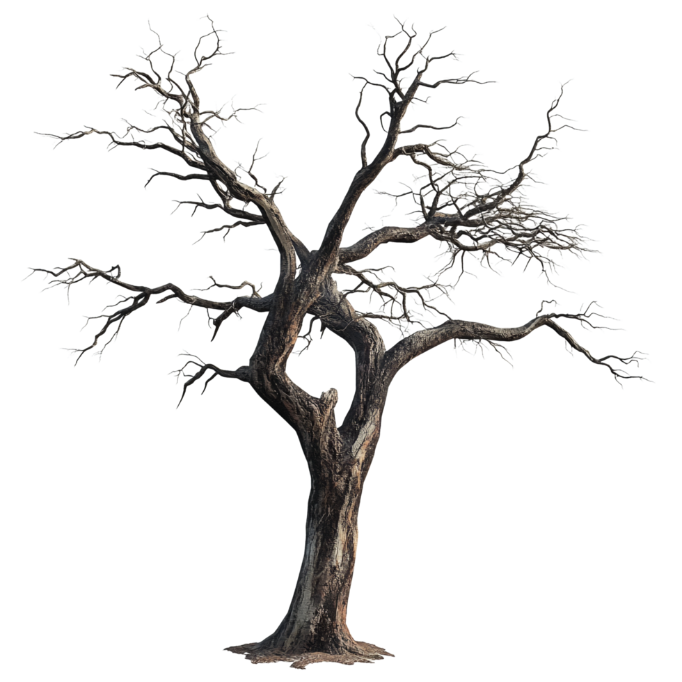 Creepy Dead Tree on transparent background png