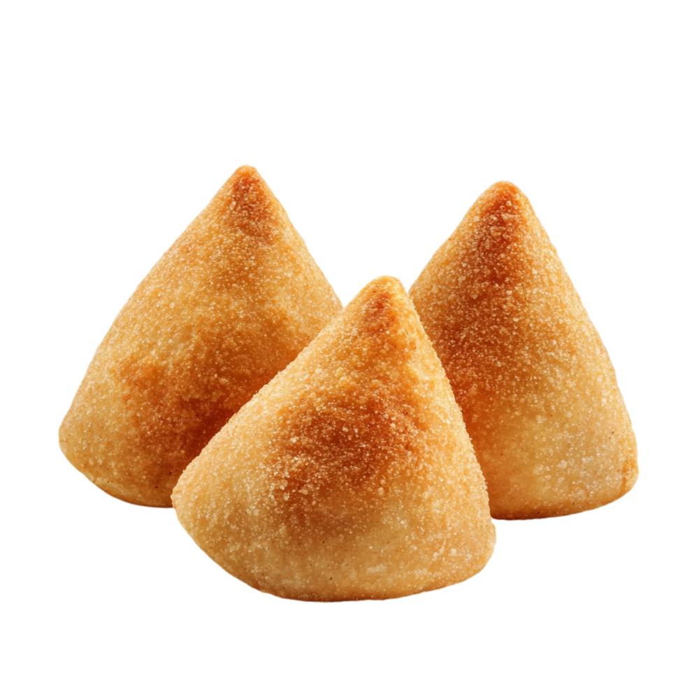 Brazilian snack coxinha isolated on a transparent background png