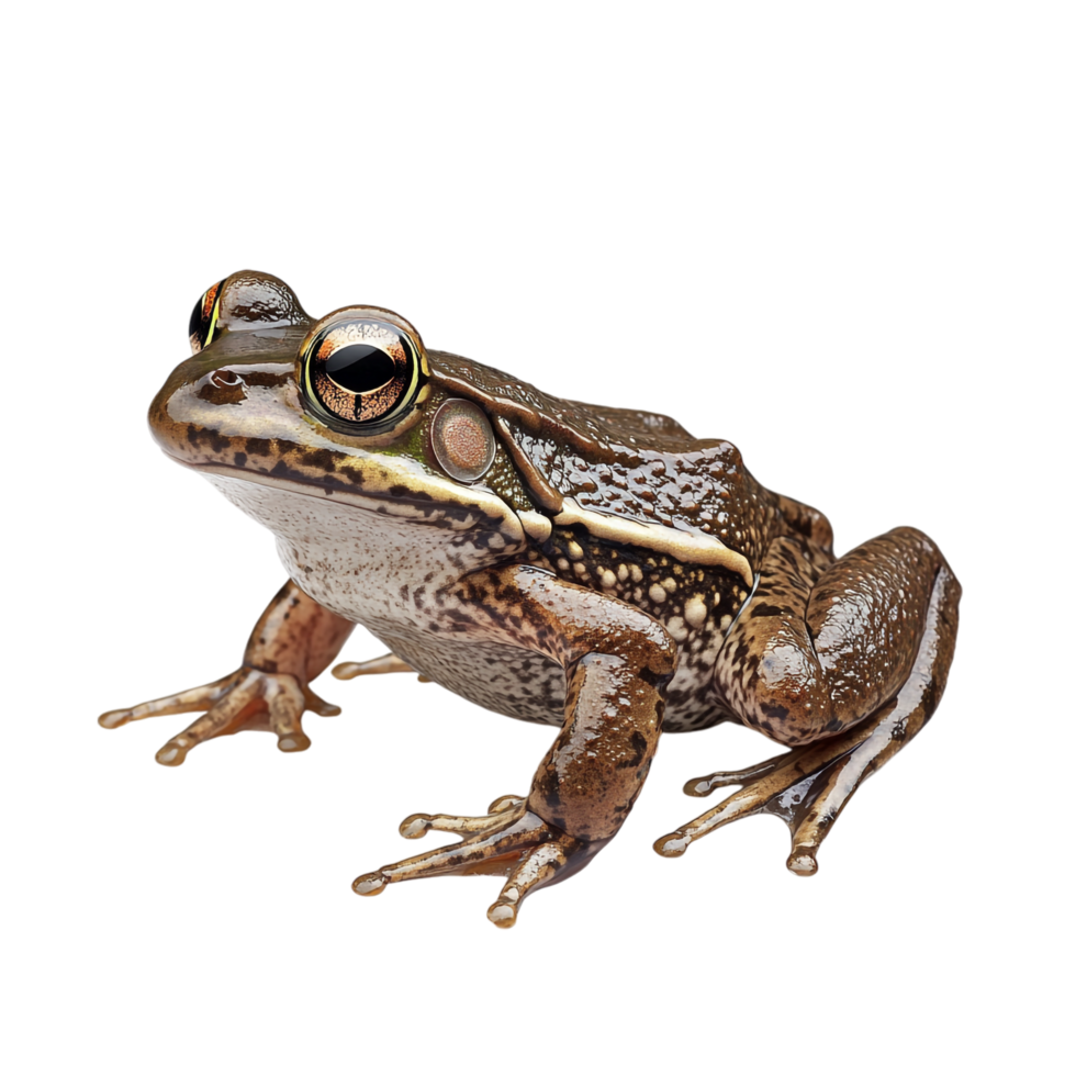 Common Frog on transparent background png