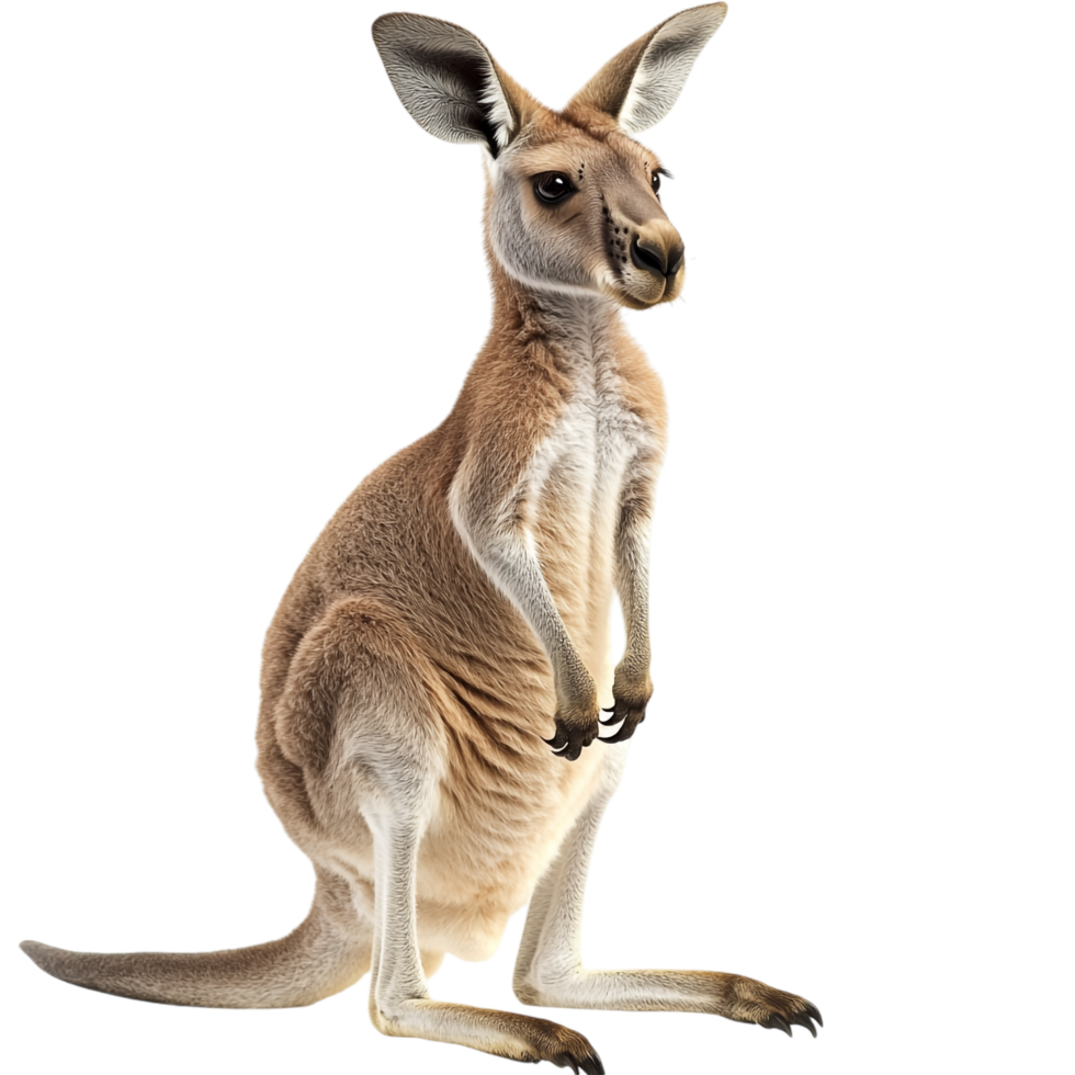 Kangaroo on transparent background png