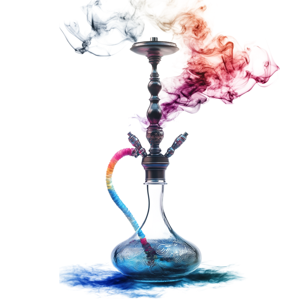 Hookah Shisha Wasserpfeife with smoke png