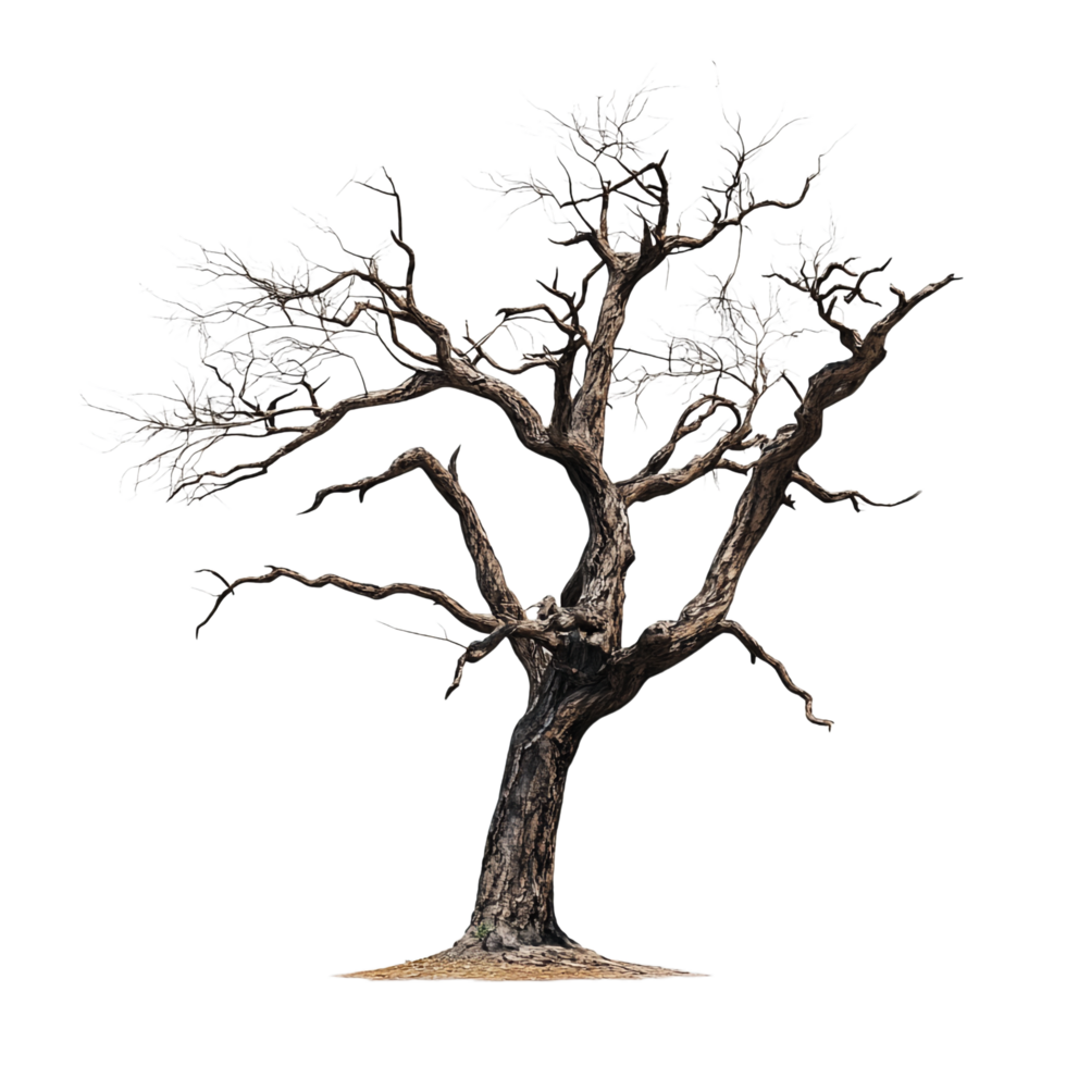Creepy Dead Tree on transparent background png