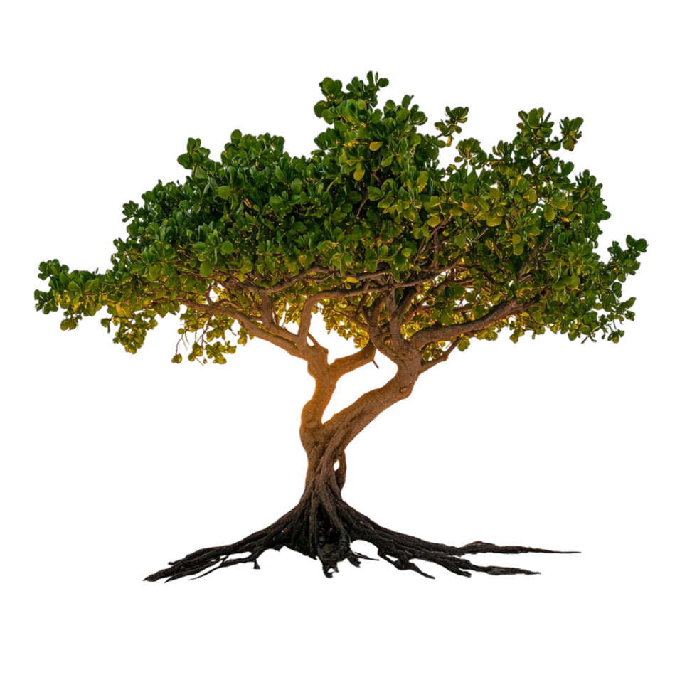 tree on the beach with an orange sky and beautiful scenery png