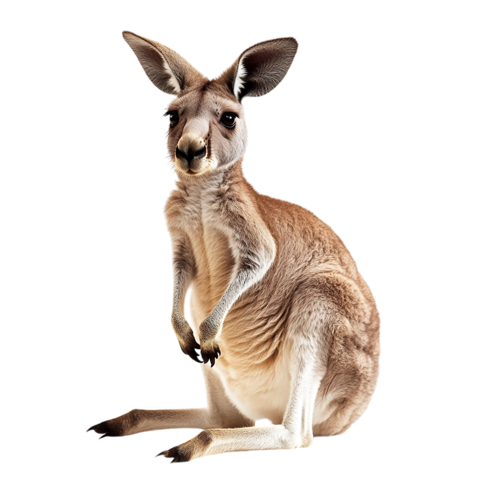Kangaroo on transparent background png