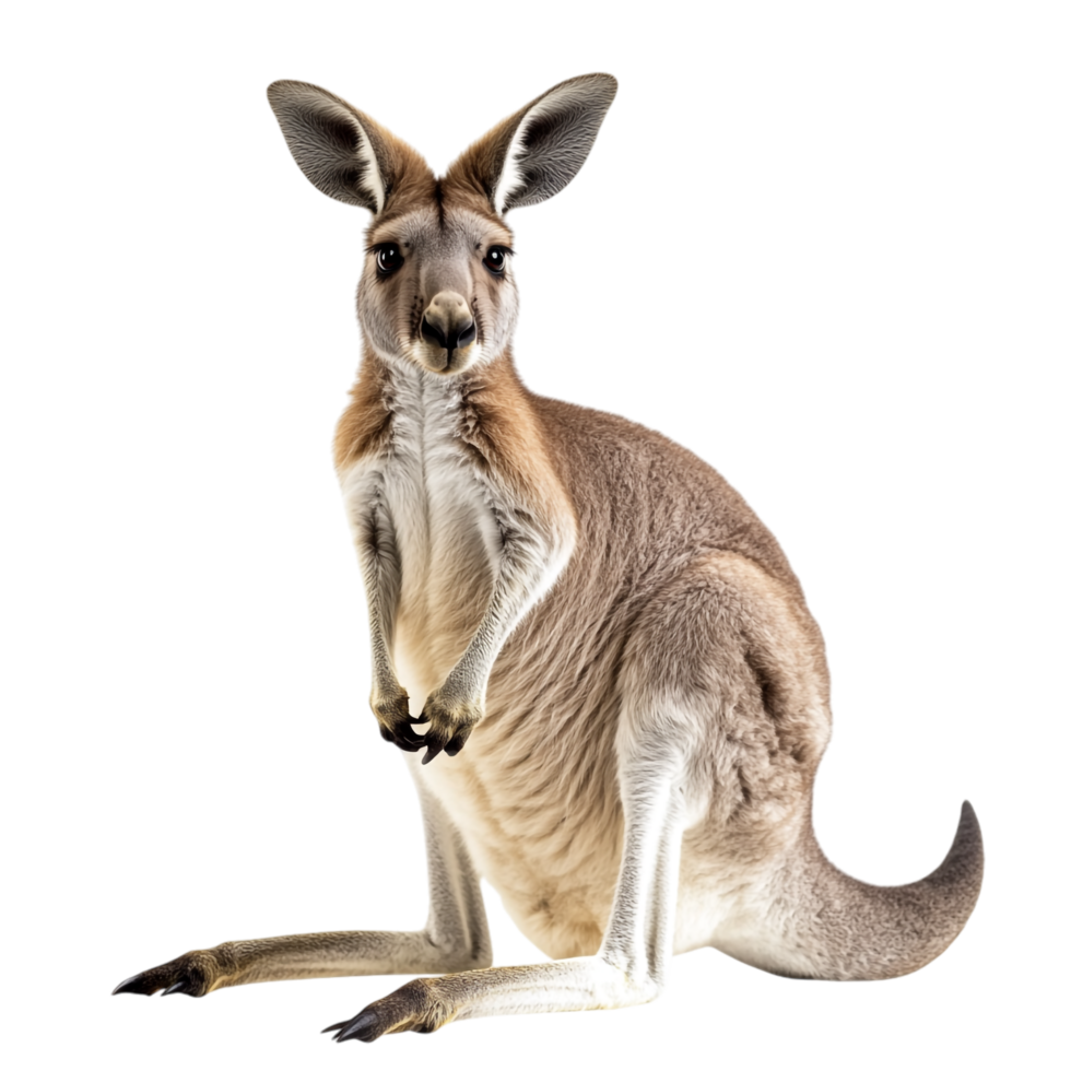 Kangaroo on transparent background png