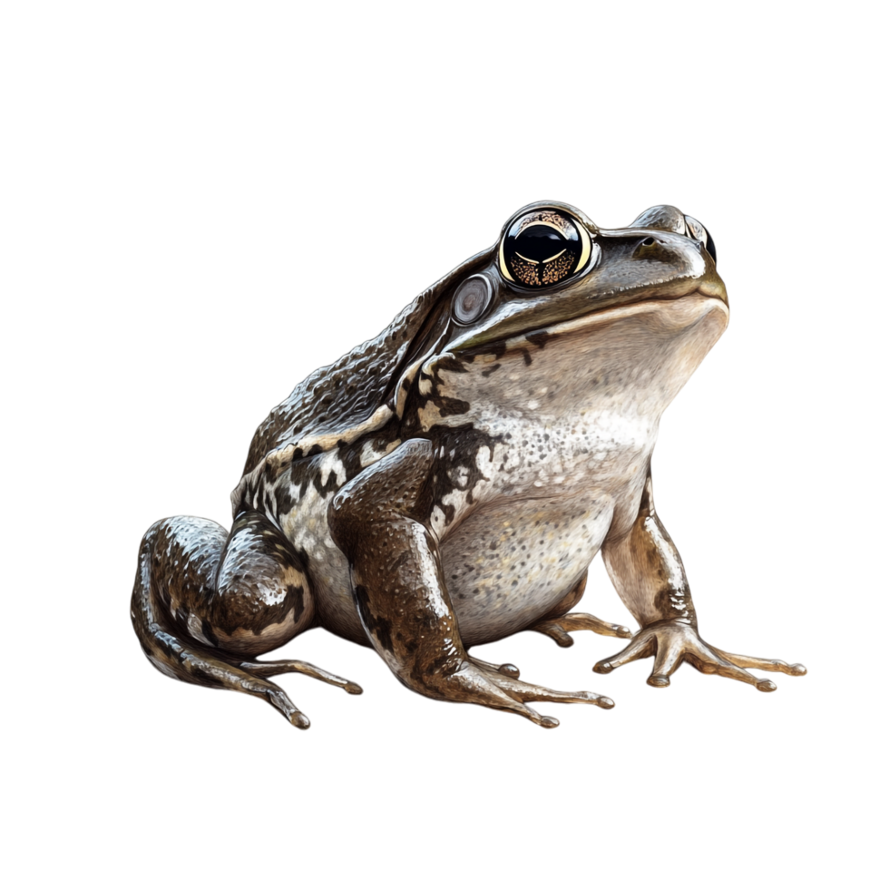 Common Frog on transparent background png