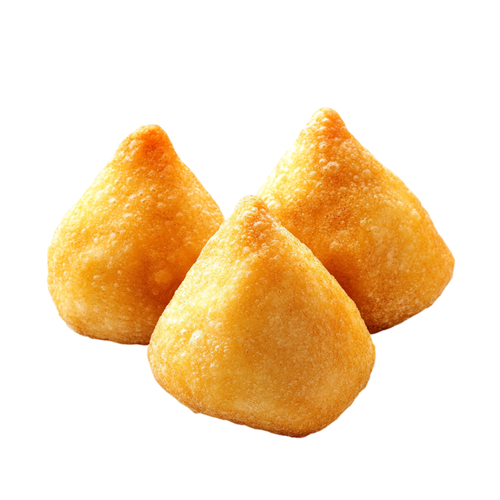 Brazilian snack coxinha isolated on a transparent background png