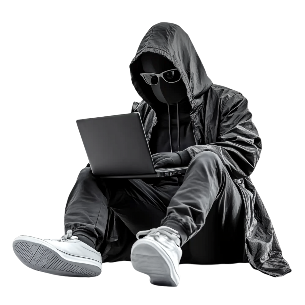 Hacker on a transparent background png
