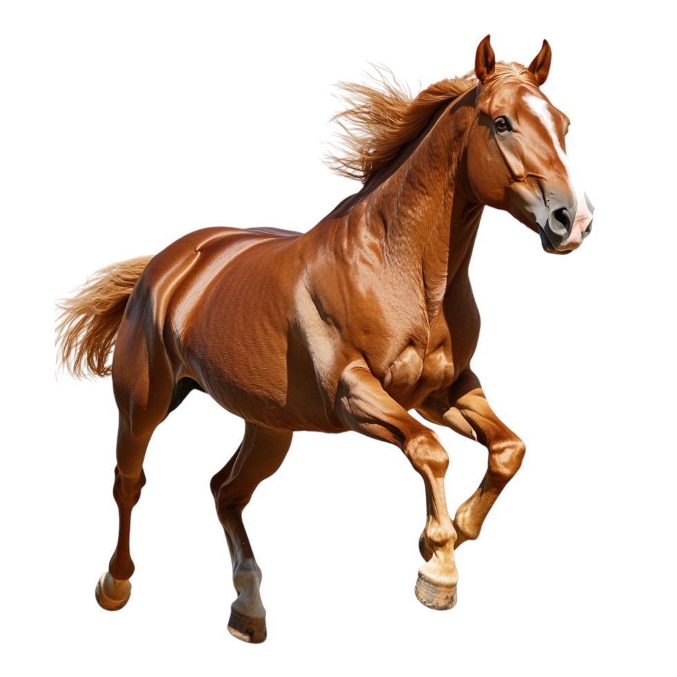 Running Horse on transparent background png