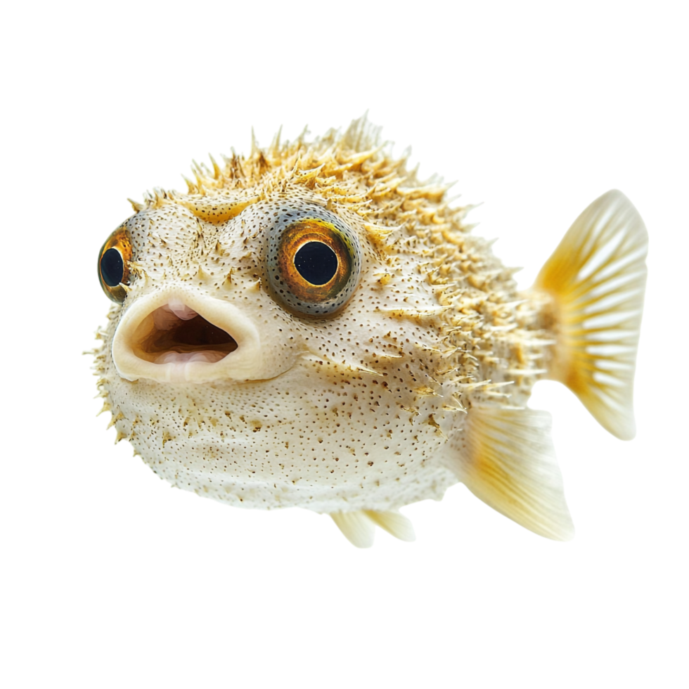 pufferfish on a transparent background png
