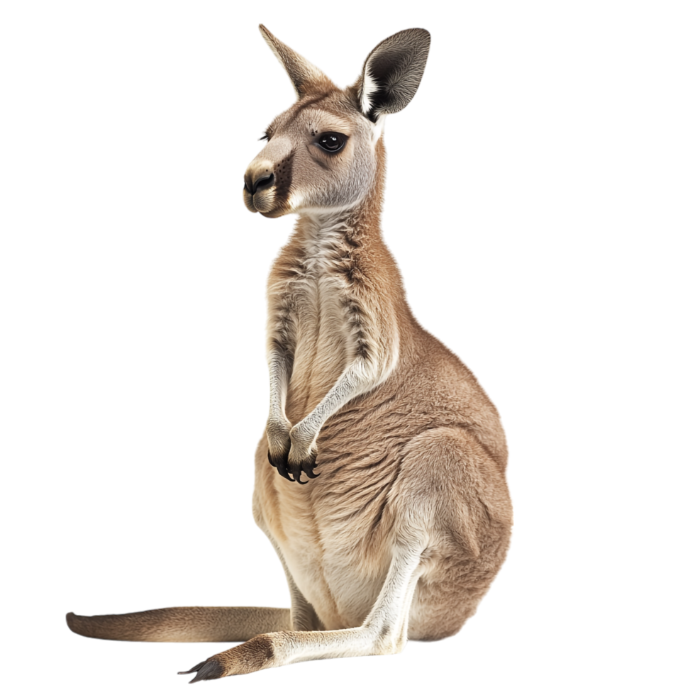 Kangaroo on transparent background png
