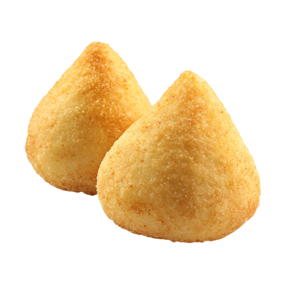 Brazilian snack coxinha isolated on a transparent background png