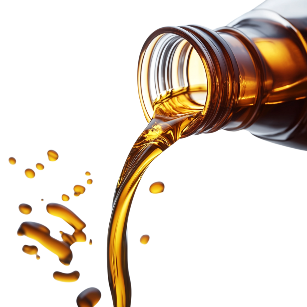 Engine Synthetic or Mineral Oil on transparent background png