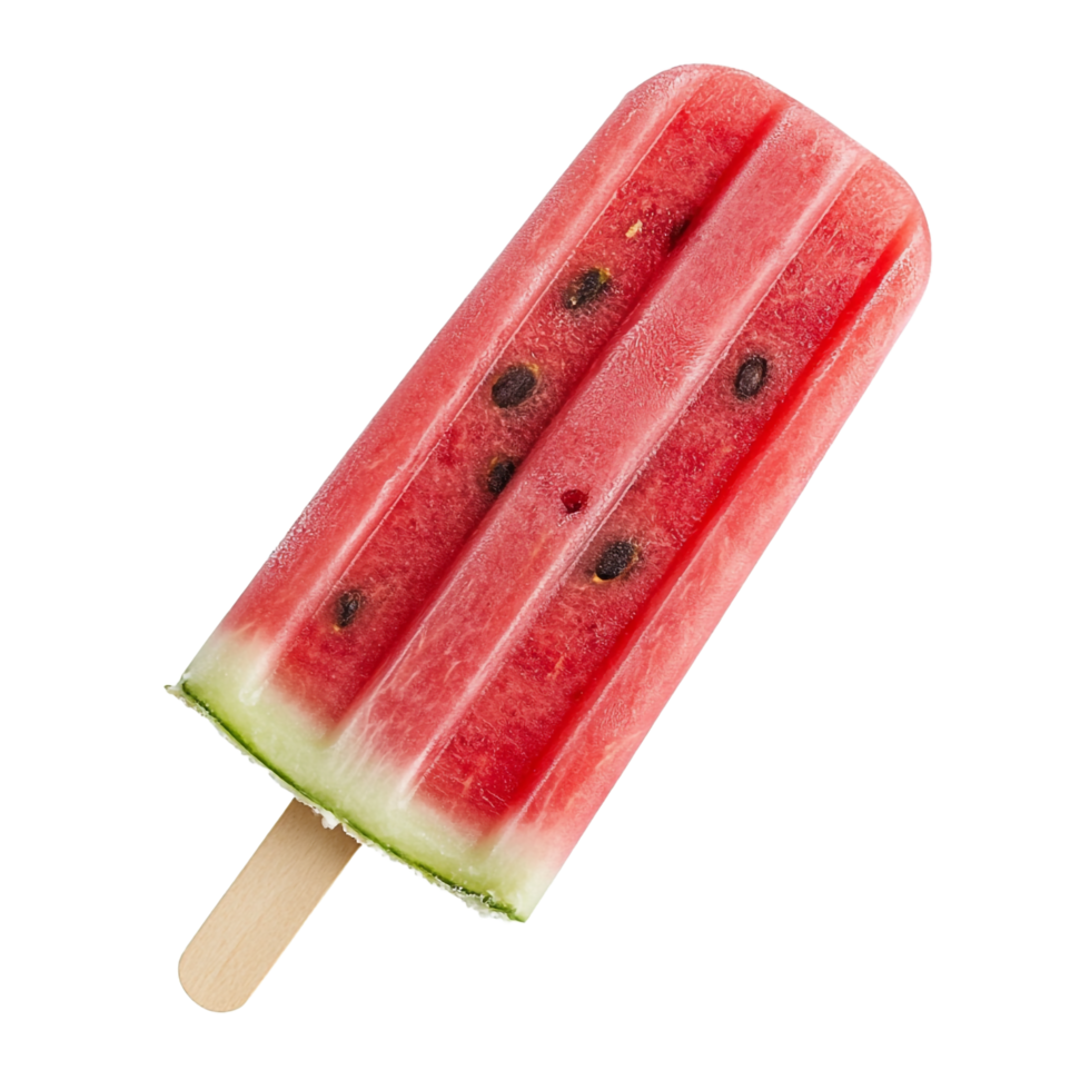watermelon popsicle ice cream on a transparent background png