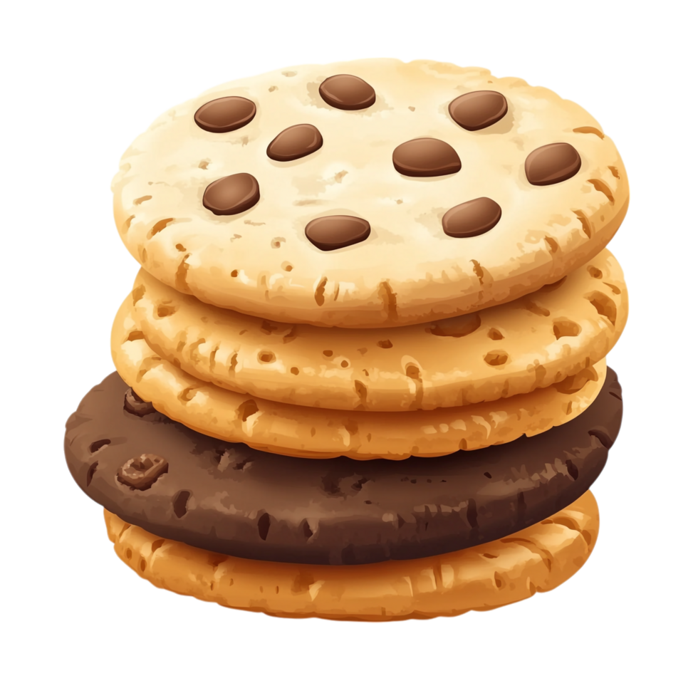 Cookies Vector Clipart on transparent background png
