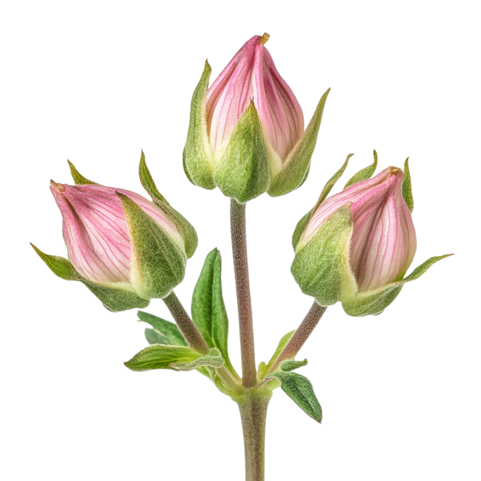 pink and green buds on a transparent background png