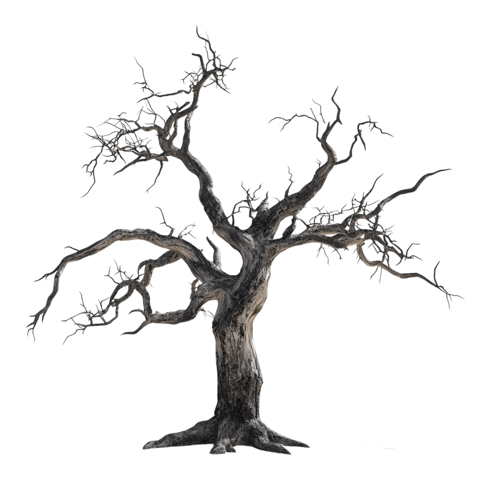 Creepy Dead Tree on transparent background png