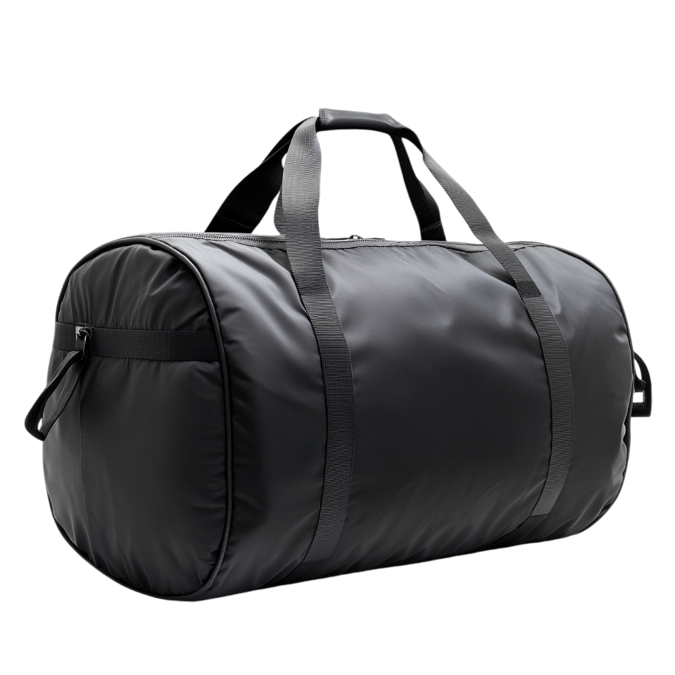 Gym bag on a transparent background displayed on a shelf png