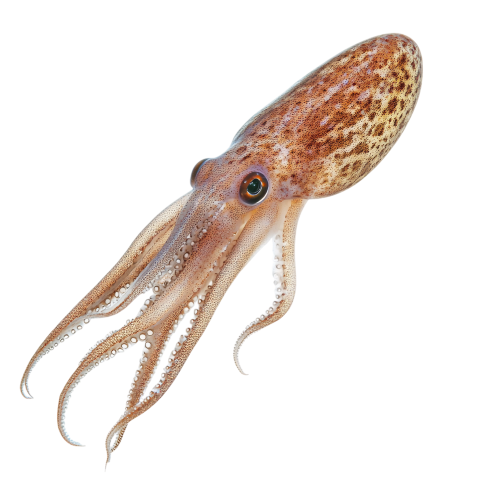image of an isolated squid on a transparent background png