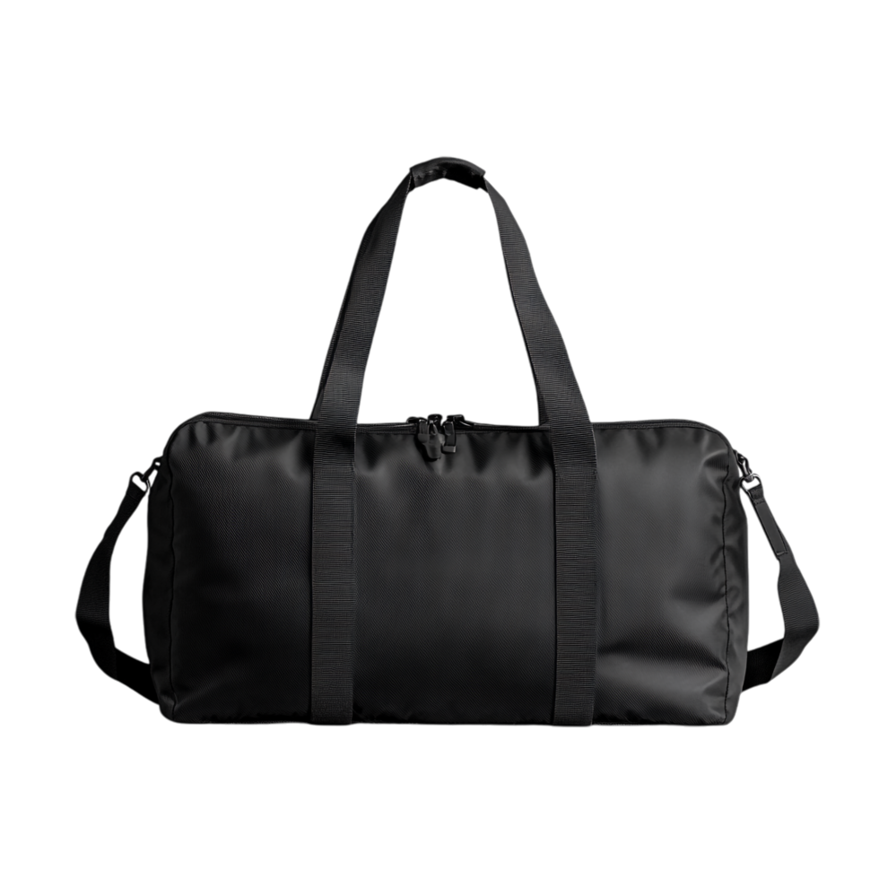 Gym bag on a transparent background displayed on a shelf png