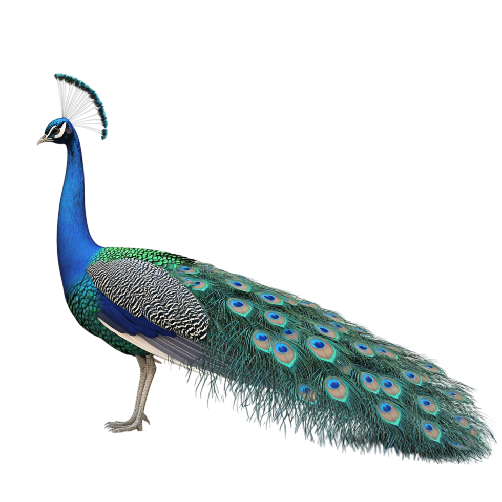 peacock on a transparent background png