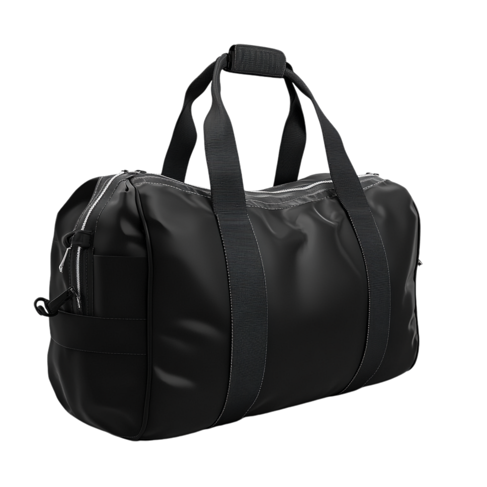 Gym bag on a transparent background displayed on a shelf png