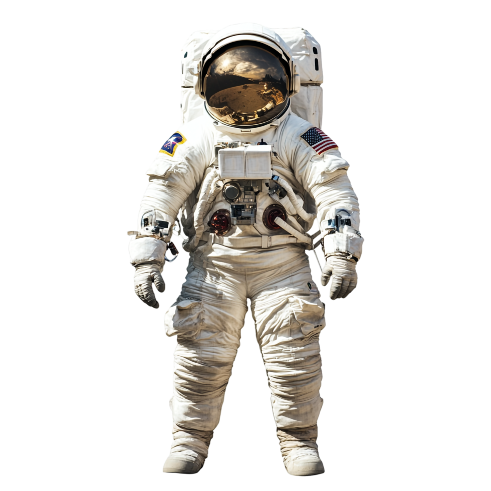 A space suit against a transparent background png