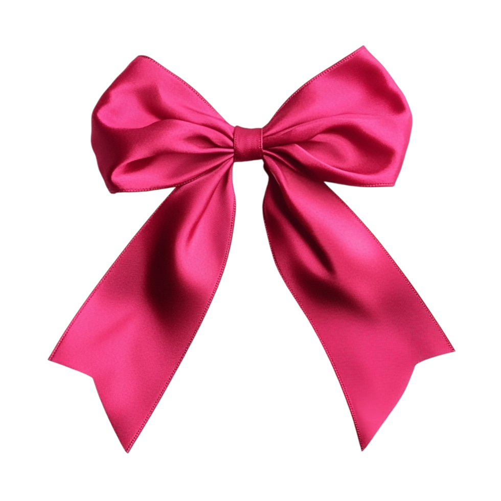 pink and red bow on a transparent background png