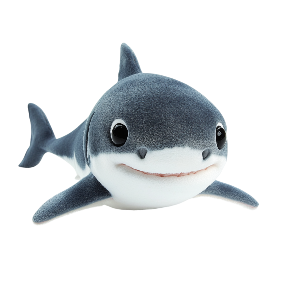 Baby shark isolated against a transparent background png