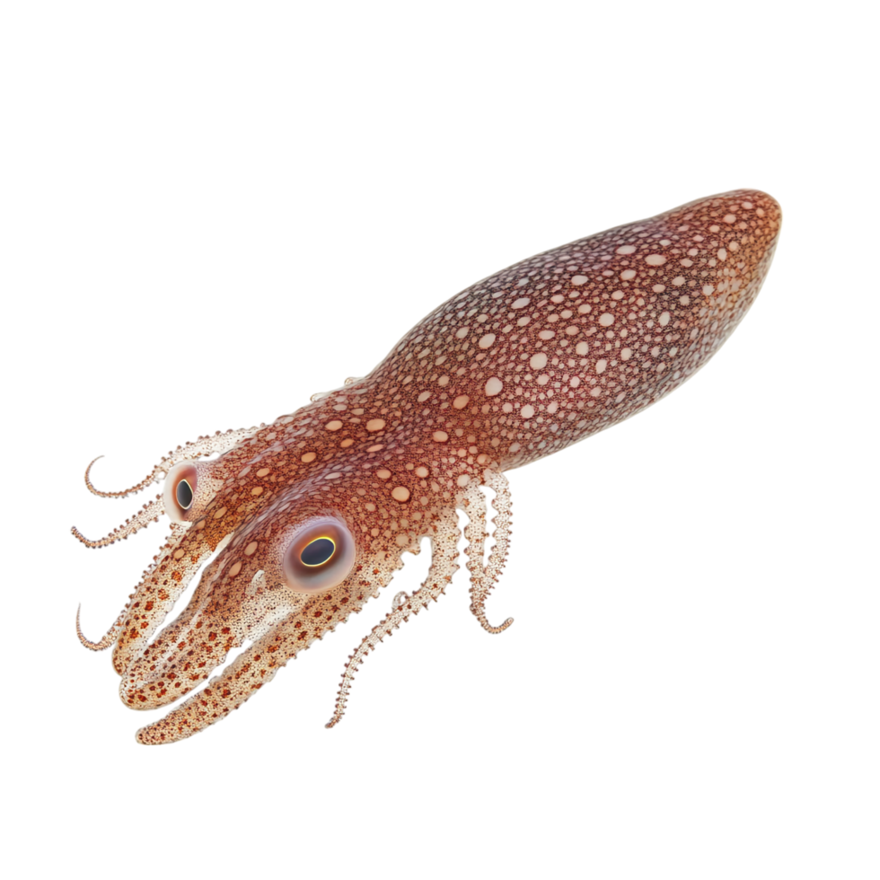 image of an isolated squid on a transparent background png