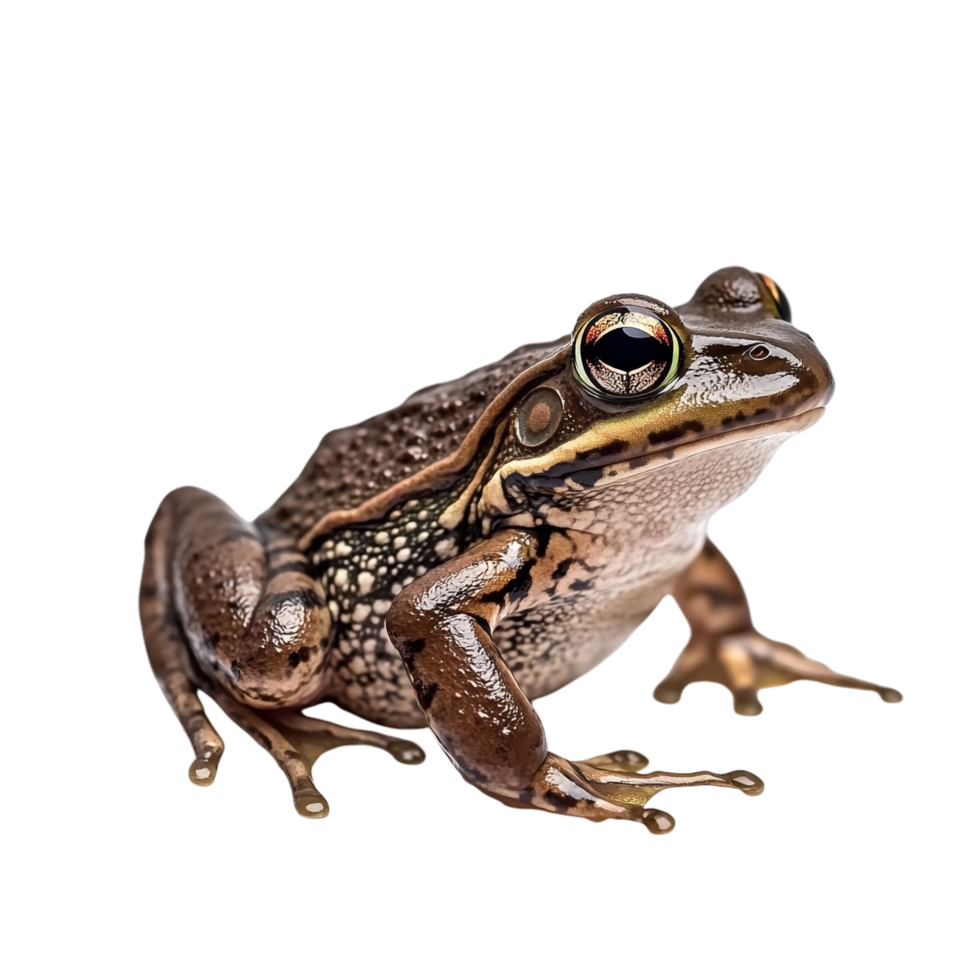 Common Frog on transparent background png