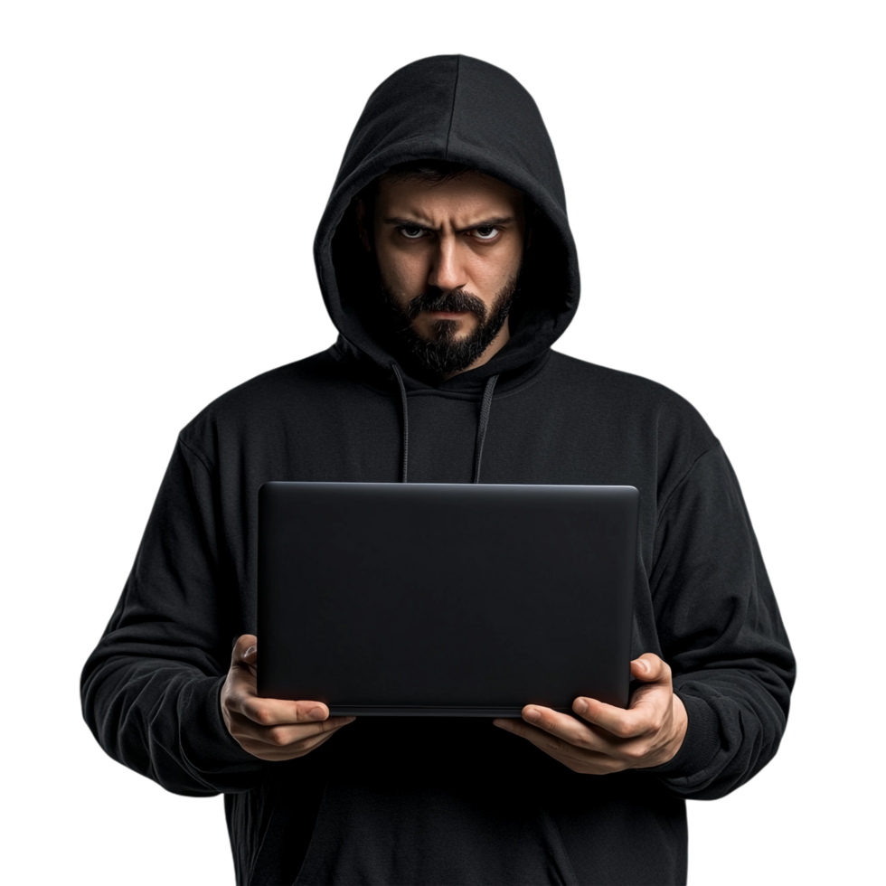 Hacker on a transparent background png