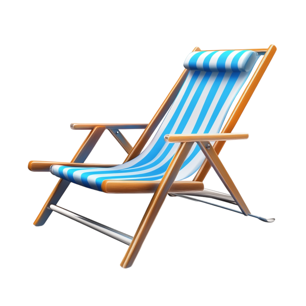Beach Chair on transparent background png