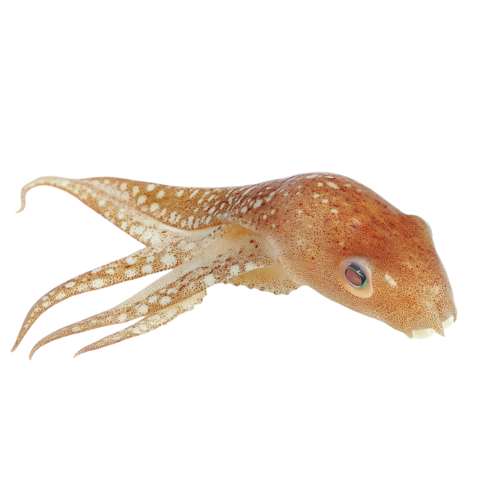image of an isolated squid on a transparent background png