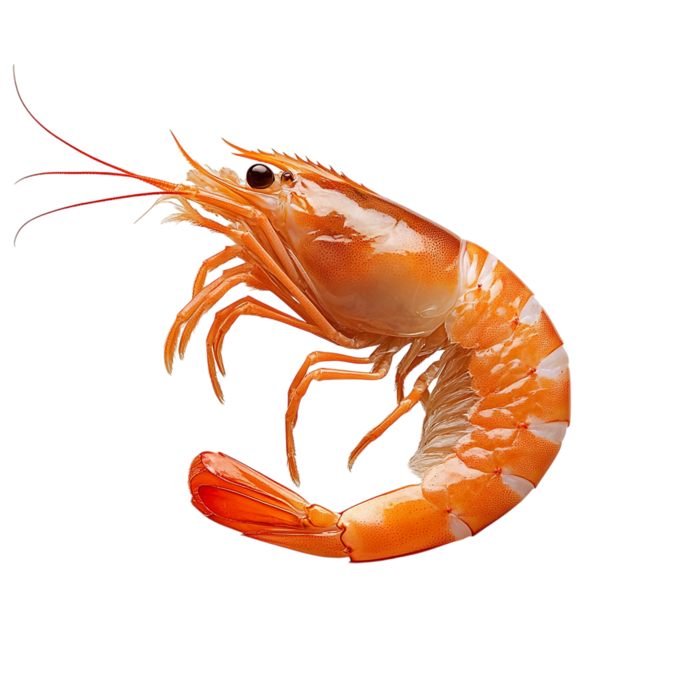 mage of an isolated shrimp on a transparent background png
