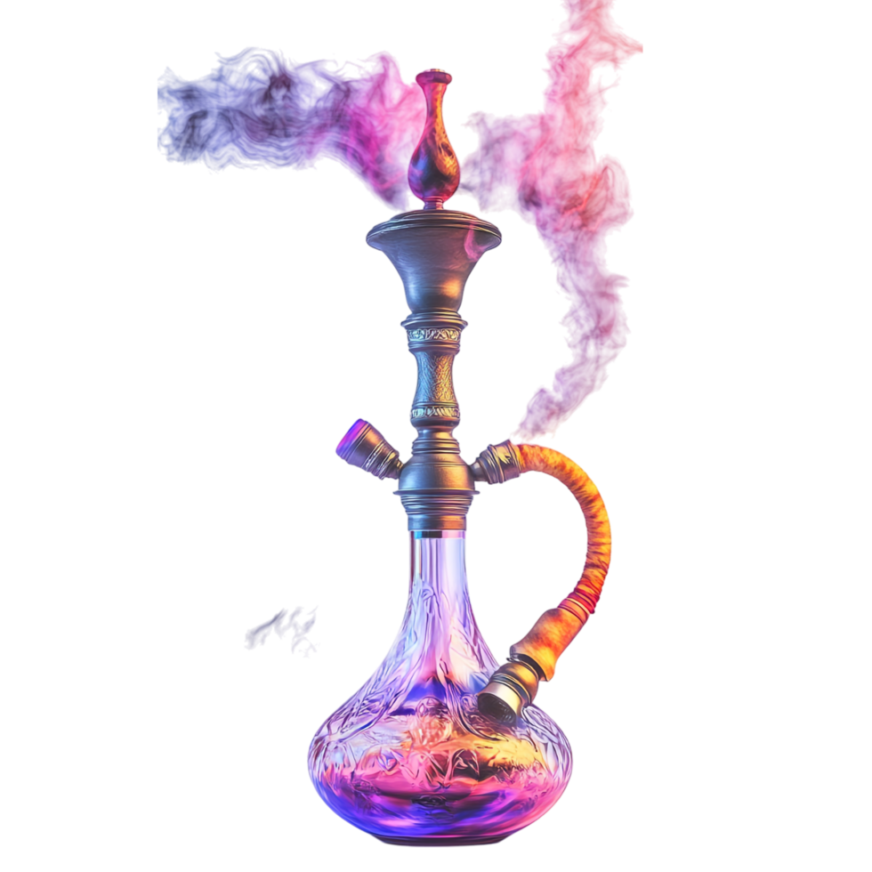 Hookah Shisha Wasserpfeife with smoke png