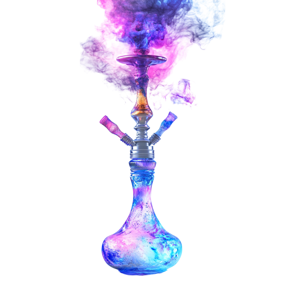 Hookah Shisha Wasserpfeife with smoke png