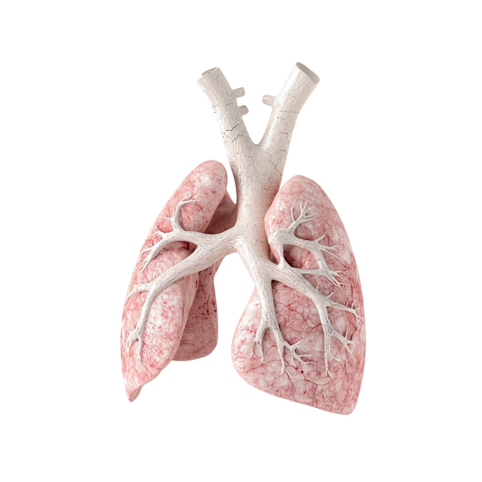 Clean Human Lungs on transparent background png